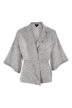 Topshop Marl Wrap Kimono Jacket