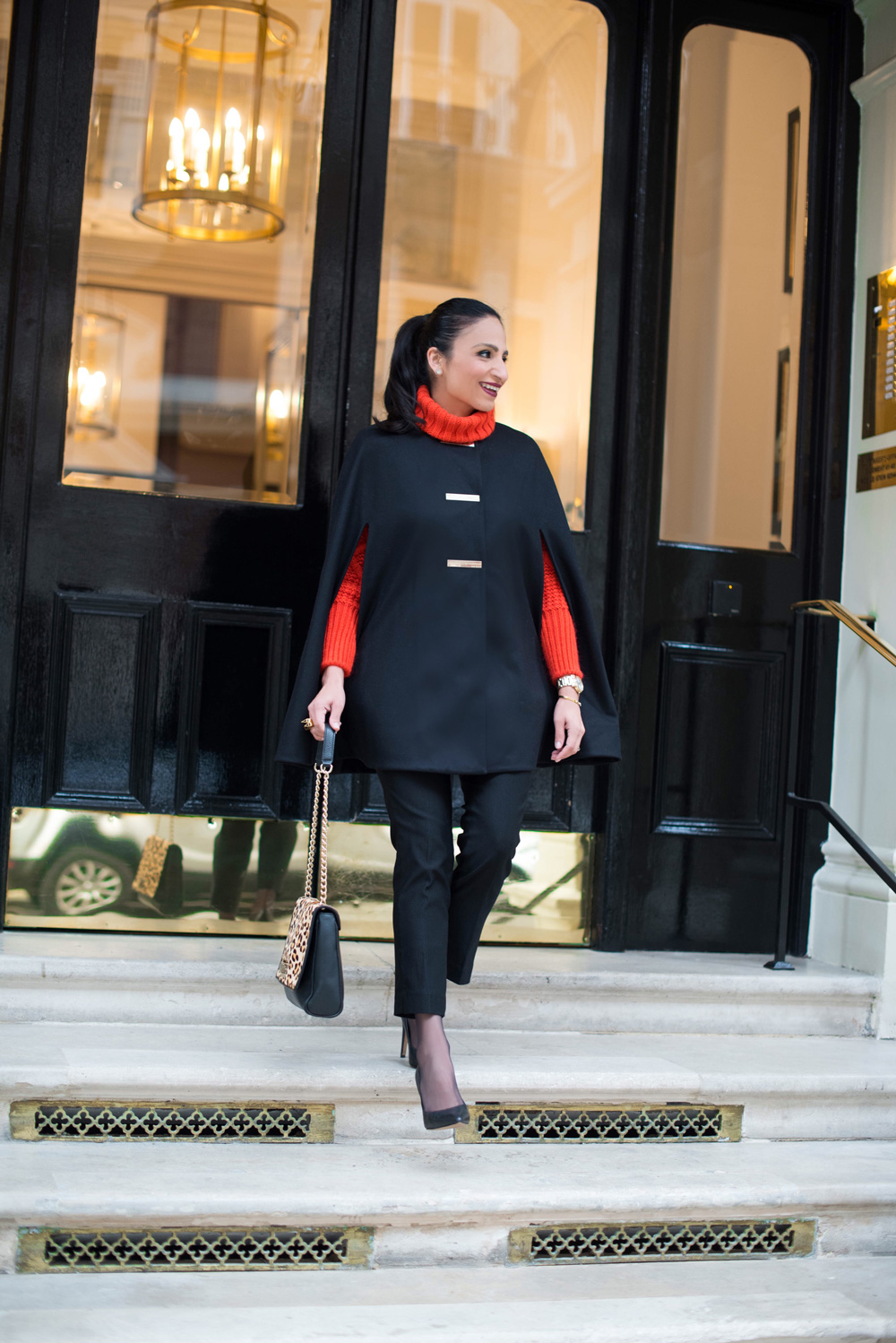London Winter Style Tips: Woolen Cape; Isha's Verdict