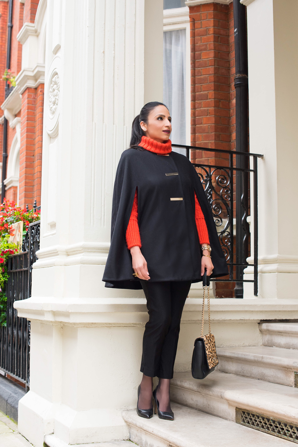 London Winter Style Tips: Woolen Cape; Isha's Verdict