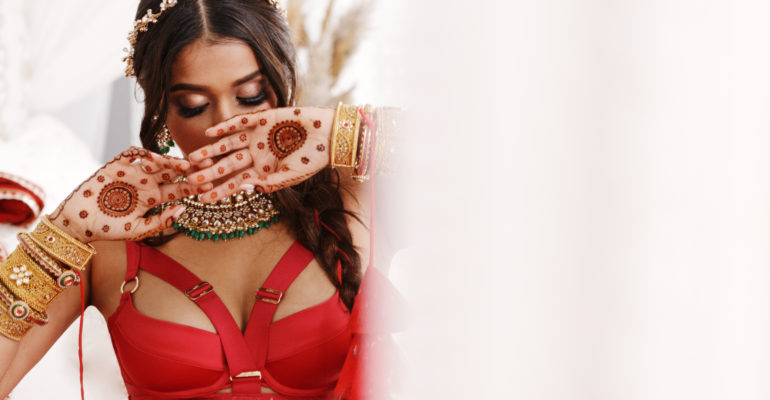 Mani Jassal's Scorpius - Zardozi Magazine - Red